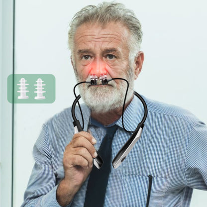 Portable Red Light Laser Therapy Device for Ear and Nose